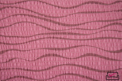 Чехол на угловой диван с правым выступом Тела Ридже Бордовый. ИТАЛИЯ Бренд Еврочехол