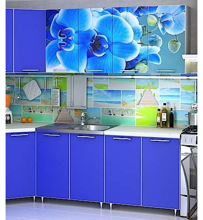 Кухня "Фотофасад ЛАК" 3,8 М.