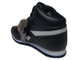 Кроссовки Reebok Classic Mid черно-белые зимние с мехом