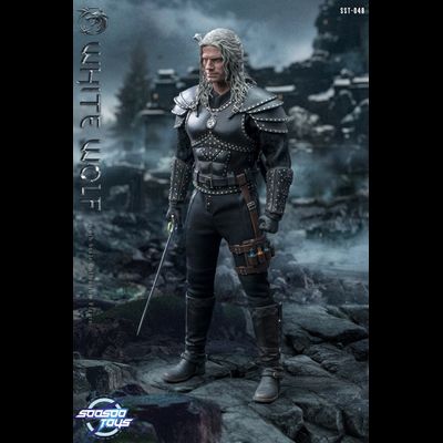Ведьмак Геральт (Генри Кавилл, "The Witcher" Netflix) - КОЛЛЕКЦИОННАЯ ФИГУРКА 1/6 white wolf (SST048) - Soosoo toys