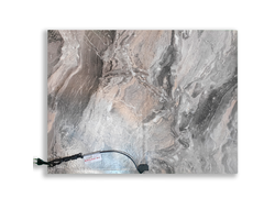 Инфракрасный обогреватель Баган РЭН-5 (500 Вт) с пожизненной гарантией. Декор Мрамор