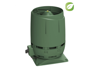 Вентилятор Vilpe FLOW ECo160S/160, 0-1000 м3/час, с основанием 300х300мм зеленый