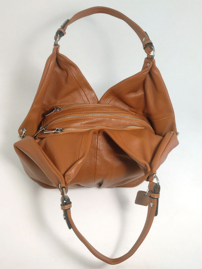 (АРТИКУЛ: 10116/1/5) СУМКА БОЛЬШАЯ, НАТУРАЛЬНАЯ КОЖА, РЫЖАЯ, ТРИ ОТДЕЛЕНИЯ, РУЧКИ ЧЕРЕЗ ПЛЕЧО