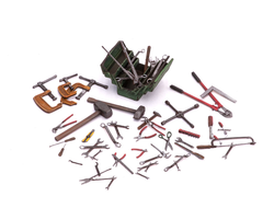 Сборная модель: (MiniWarPaint S-253) Слесарные инструменты, размер "М"