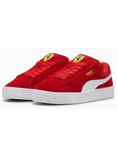 Puma Scuderia Ferrari Suede XL Rosso Corsa White