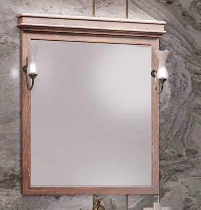 Зеркало Opadiris Борджи 85 светлый орех