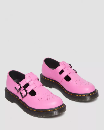 Dr Martens 8065 Virginia Leather Mary Jane Pink