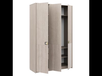 Муза 25 Шкаф 3-х створчатый Тира/кадена вуд (1382*2205*554мм)