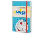 Записная книжка Moleskine Doraemon (нелинованный) Large, голубой