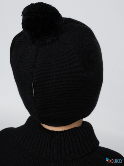 Шапка 24201-02 х/б подклад, черный 54-56