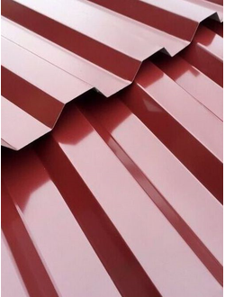 Профнастил С 21, Красное вино:1,05*3м