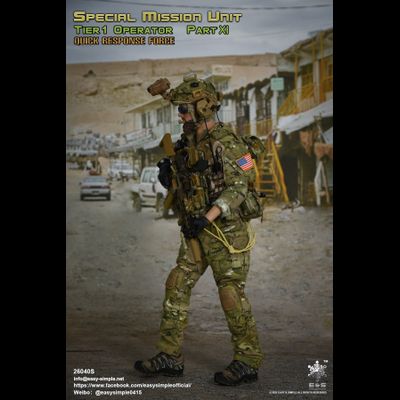 Боец сил специальных операций США, эксклюзивная версия - Коллекционная ФИГУРКА 1/6 Tier 1 SMU Operator Part XI QRF Excusive Version (26040S) - Easy&amp;Simple