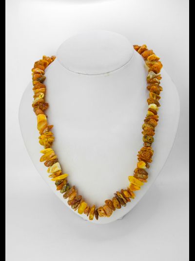 Лечебные бусы  из необработанного янтаря 50см