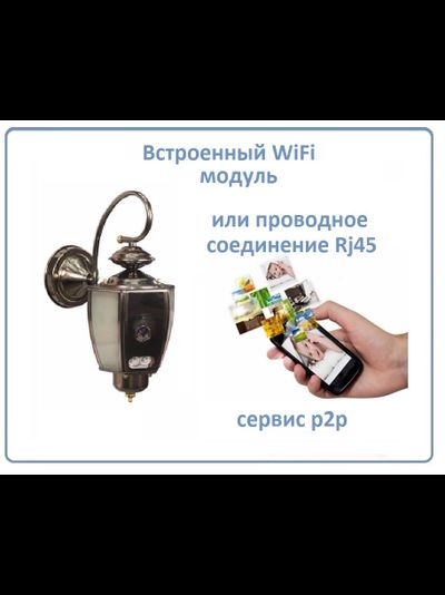 Xinweis. Уличная WiFi/LAN охранная видеокамера в корпусе уличного светильника, Full HD. 2Mp (XMeye/XMeye PRO)