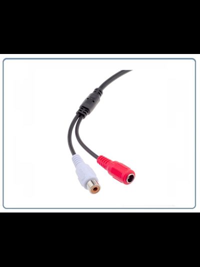 MIC-03 Высокочувствительный микрофон для систем видеонаблюдения, подключение IP видеокамер с аудио каналом. (металл.) всепогодный. ( -25°C~85°C)