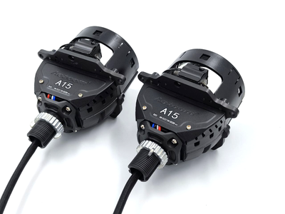 Билед модули Aozoom A15 24 вольта, 3.0 дюйма, 2 чипа, 5500K, 24V, 58W/65W, крепление 3R и съемное гаечное (комплект, 2шт)