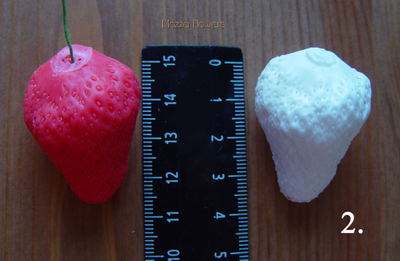 "Крупная ягода клубники" Силиконовый молд