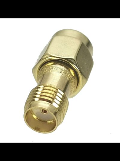 Переходник, SMA штекер RP - SMA гнездо (Аналогичен HYR-1137 (GSA-1137-RP))