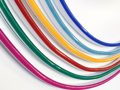 Гибкий светодиодный неон 2835 120LED/m 4.5х13х5000мм 12V IP67 BLUE