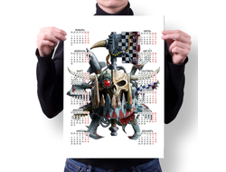 Календарь настенный Warhammer 40000, Вархаммер 40000 №9