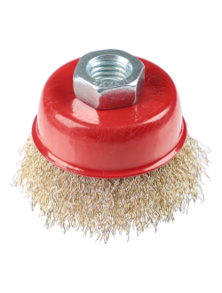 ЕРМАК Щетка металл. для УШМ 65мм/М14 (чашка), 5 штук