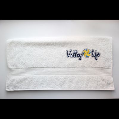 Полотенце среднее белое