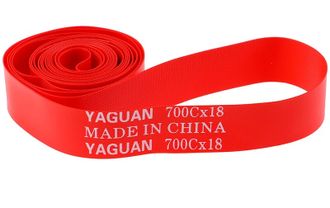 Ободная лента Yaguan 700C, 18 мм, красная