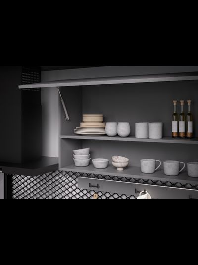 Энни 1,0 м кухонный гарнитур Графит серый