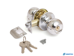 Ручка-защёлка дверная 6072-01 хром купить в Челябинске | КВИРТЕК