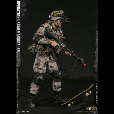 Американский морпех - младший капрал Скотт - ФИГУРКА 1/6 scale Operation Urban Warrior ‘99 - Marine Corps urban warfare exercises in Oakland “Lance corporal Scott” (78079) - DAMTOYS