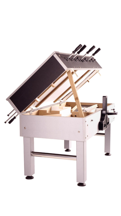 Игровой стол — футбол «Enterprise» (141×76×92 см) жетоноприемник