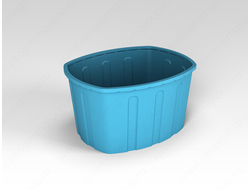 Ванна пластиковая овальной формы 400 литров