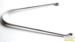 Языкочистка из нержавеющей стали, производитель Индия; Tongue cleaner stainless steel, India