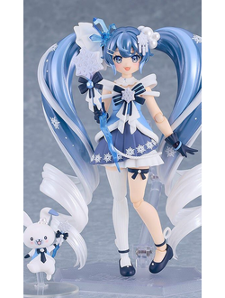 Фигурка фигма Мику Хацунэ (Figma Hatsune Miku 2025 Snow, Crystal Snow Ver.)