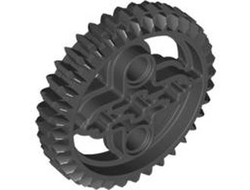 Technic, Gear 36 Tooth Double Bevel, Black (32498 / 4177434 / 4255563)