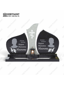 Гранитный комплекс 28  белый