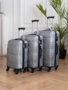 Чемодан большой Top Travel ABS L серый