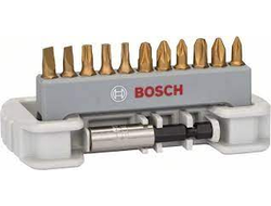 Набор бит Bosch 12шт быстросменный держатель без замка