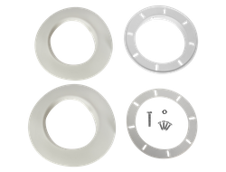 Комплект дымохода ROMMER СТАНДАРТ 60/100 - 900мм в комплекте фланец (Арт. RCA-6010-240900)