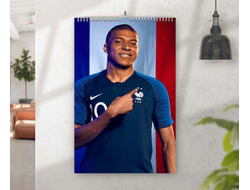 Календарь перекидной Kylian Mbappe Lottin, Килиан Мбаппе Лоттен №7