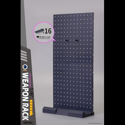 Стойка под оружие 1/6 и 1/12 (серая) - КОЛЛЕКЦИОННАЯ ДИОРАМА 1/6 Weapon Racks SET (WRP001) - ASMUS TOYS