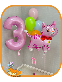 10 шариков и котенок