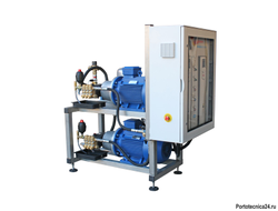 Установка 2 насоса 85 л/мин 150 бар с подачей 2-х моющих средств с пультом управления