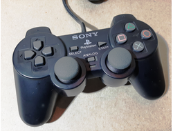 №012 "Midnight Black" Оригинальный SONY Контроллер для PlayStation 2 PS2 DualShock 2