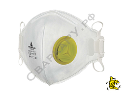 Респиратор складной DeltaPlus M1200VBC FFP2 желтый клапан