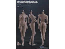 СУПЕР-ПОДВИЖНОЕ БЕСШОВНОЕ ЖЕНСКОЕ ТЕЛО (ТЕЛОИД) 1/6 S12D Super Flexible Seamless Female Body Figure - PHICEN (TBLeague)