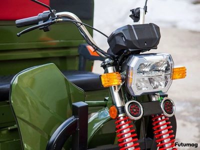Электротрицикл Rutrike Алтай 2000 60V1500W зеленый