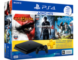 PlayStation 4 Slim (500GB) + Horizon:ZeroDawn + God of War 3 + Uncharted 4: Путь вора
