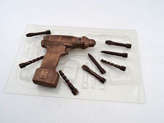Пластиковая форма для шоколада &quot;Шуруповерт&quot;
