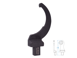 Насадка радиусная серии "FIT", 90 мм, 14х18 мм KING TONY 34504290M